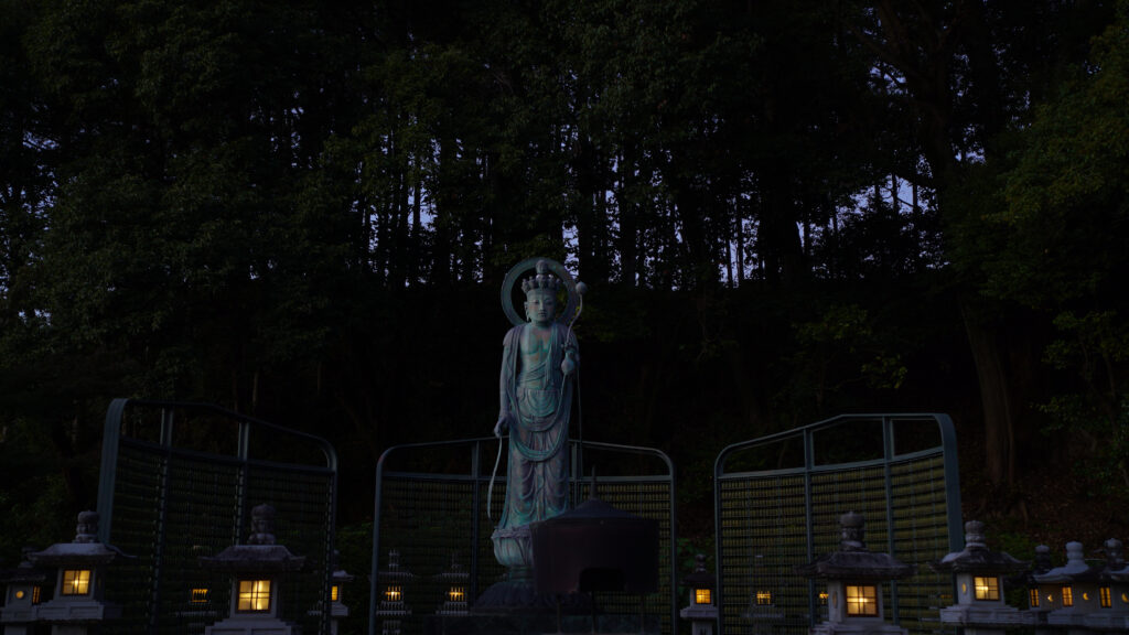 奈良県桜井市の安倍文殊院の十一面観音