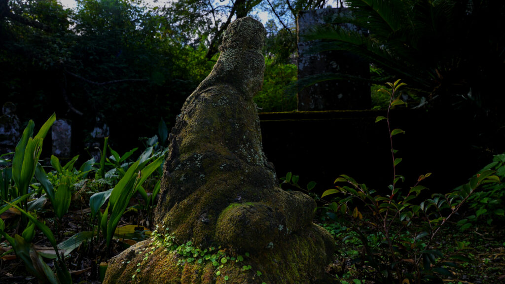 鹿児島県鹿屋市にある含粒寺の仏像