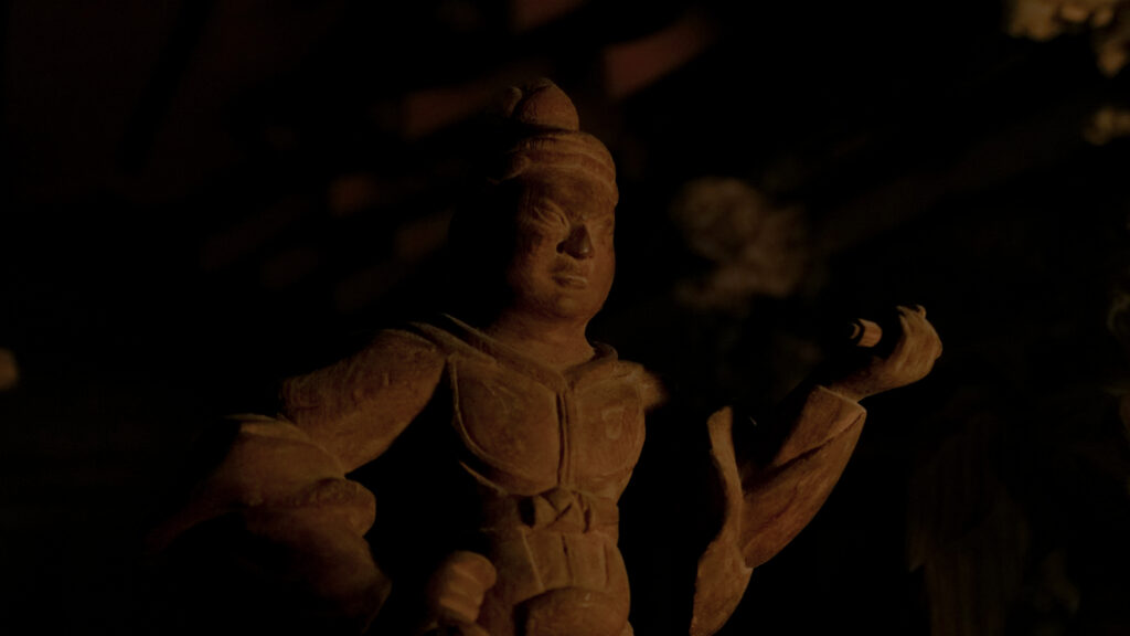 千葉県いすみ市清水寺の二十八部衆立像の沙迎羅龍王