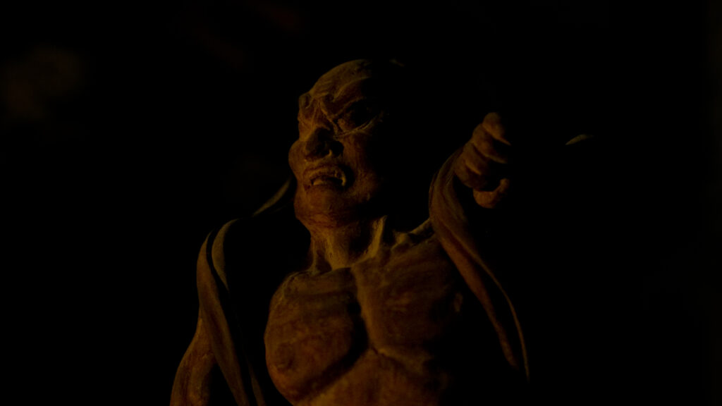 千葉県いすみ市清水寺の二十八部衆立像の那羅延堅固王