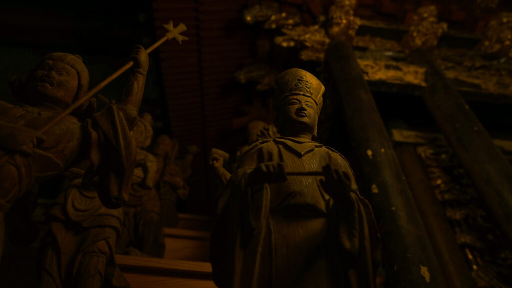 千葉県いすみ市清水寺の二十八部衆立像の梵天