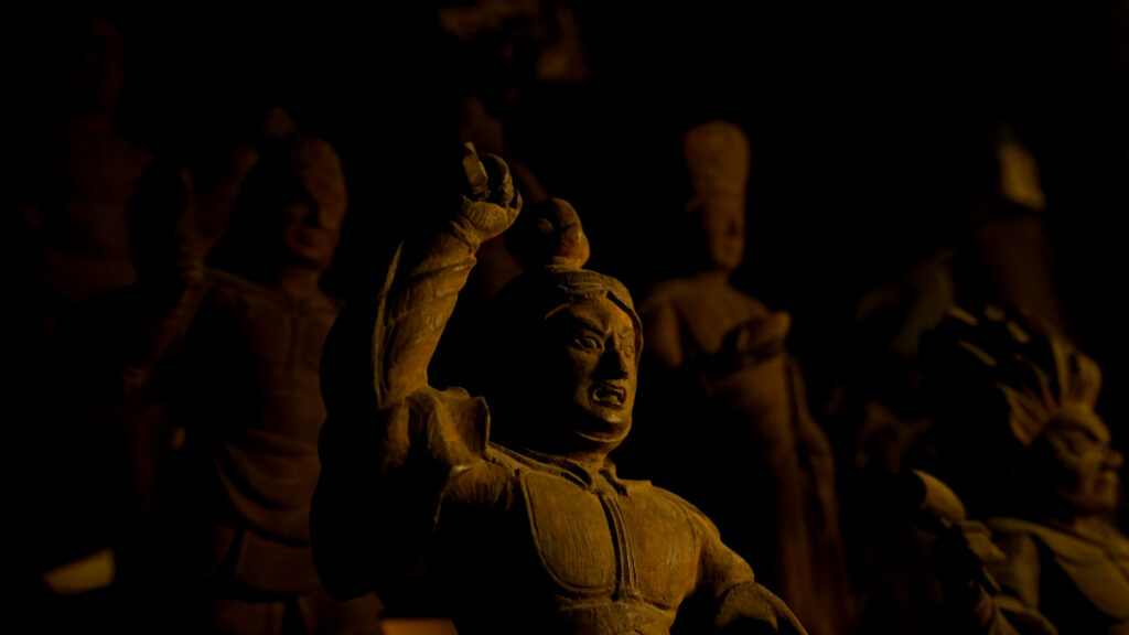 千葉県いすみ市清水寺の二十八部衆立像の散脂大将