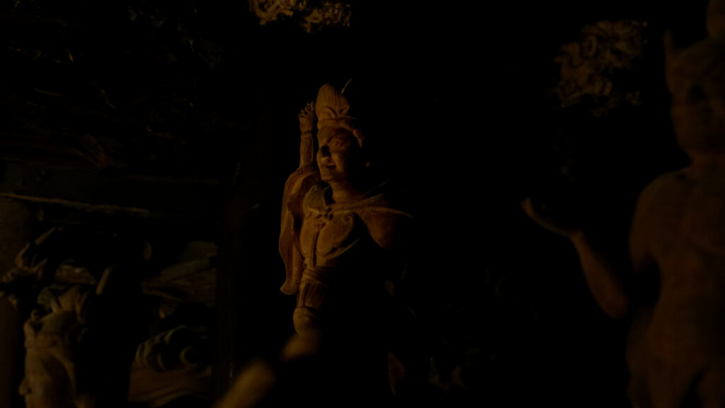 千葉県いすみ市清水寺の二十八部衆立像の東方天