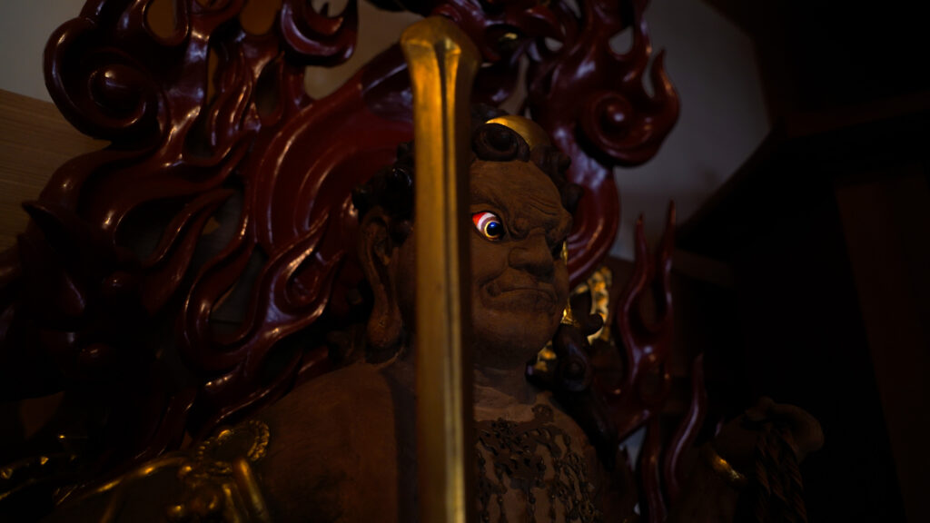 千葉県佐倉市宝金剛寺の不動明王