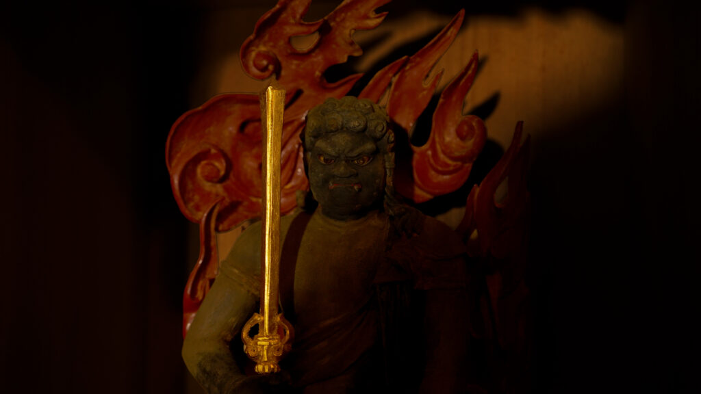 千葉県佐倉市宝金剛寺の江戸時代作の不動明王