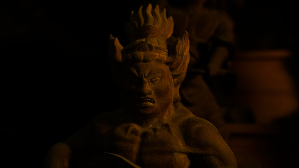 千葉県いすみ市清水寺の二十八部衆立像の摩羅王