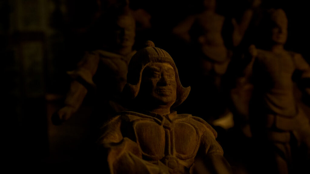 千葉県いすみ市清水寺の二十八部衆立像の金比羅王