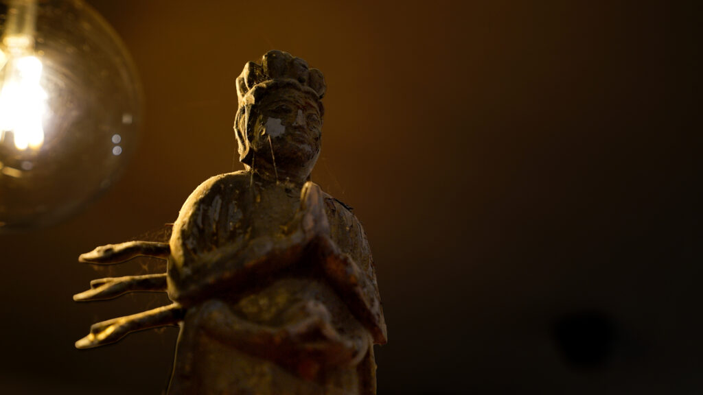 千葉県いすみ市清水寺の最近発掘された仏像