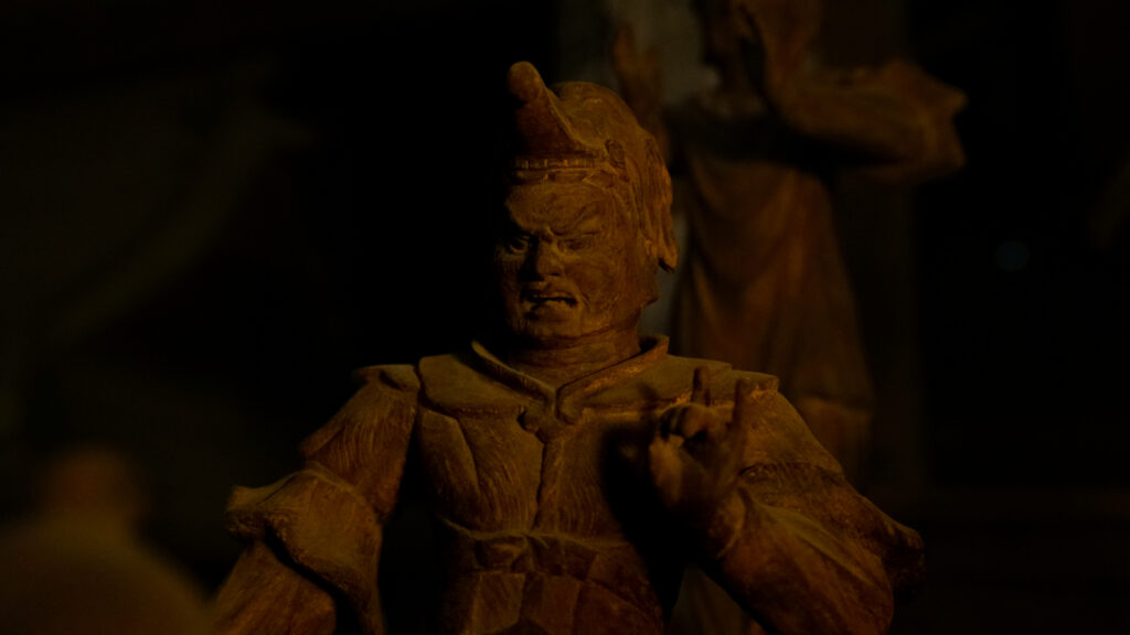 千葉県いすみ市清水寺の二十八部衆立像の五部浄居天