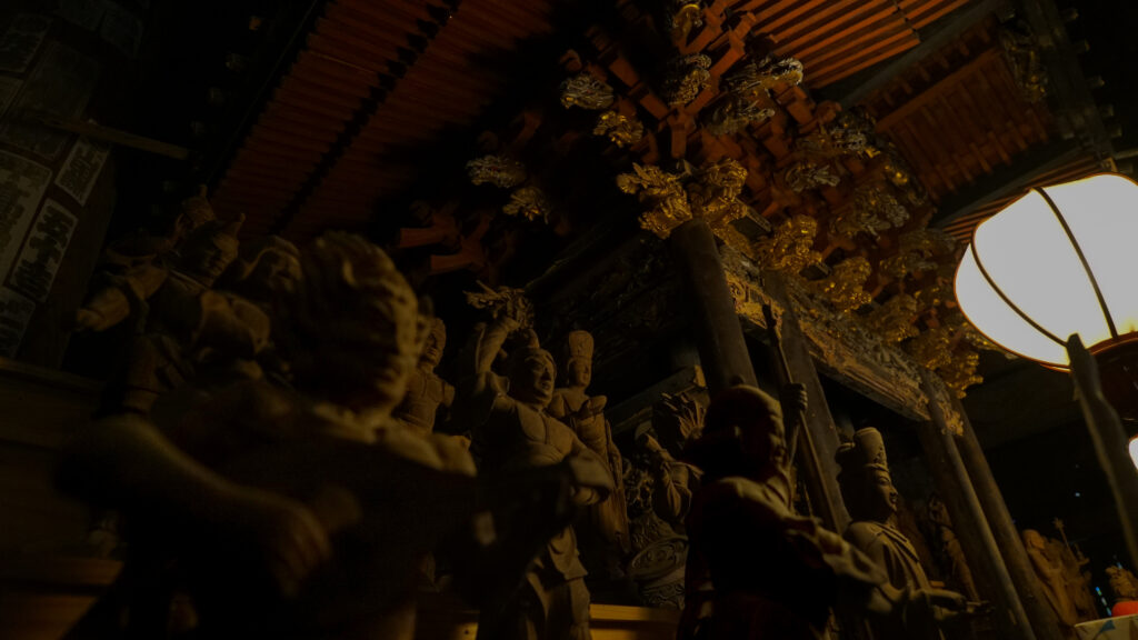 千葉県いすみ市清水寺の二十八部衆立像