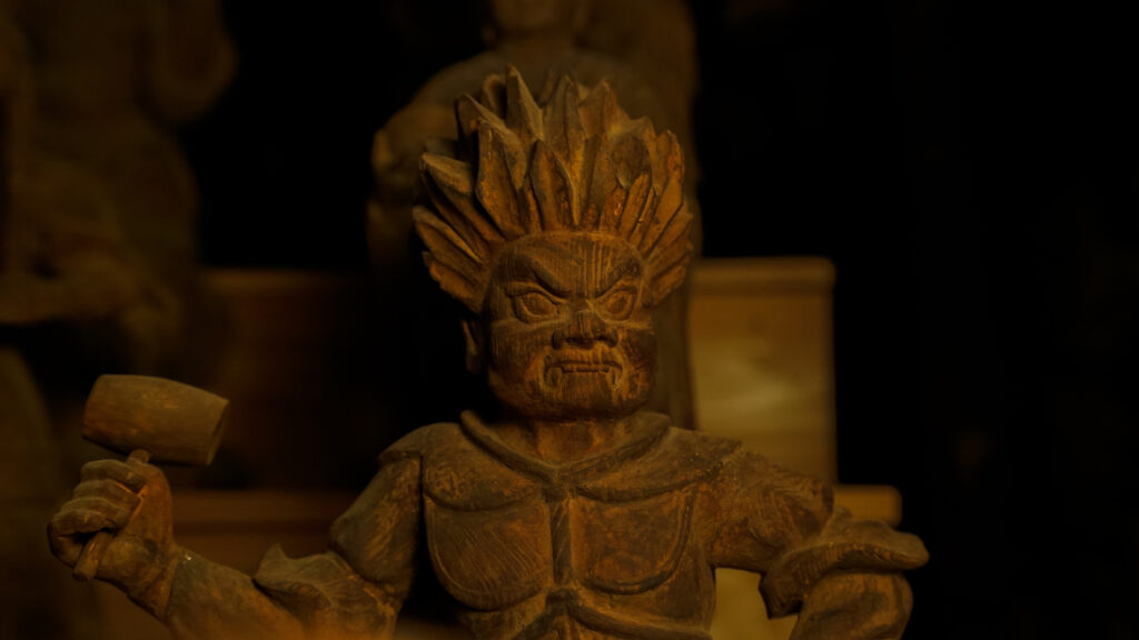 千葉県いすみ市清水寺の二十八部衆立像の満善車王