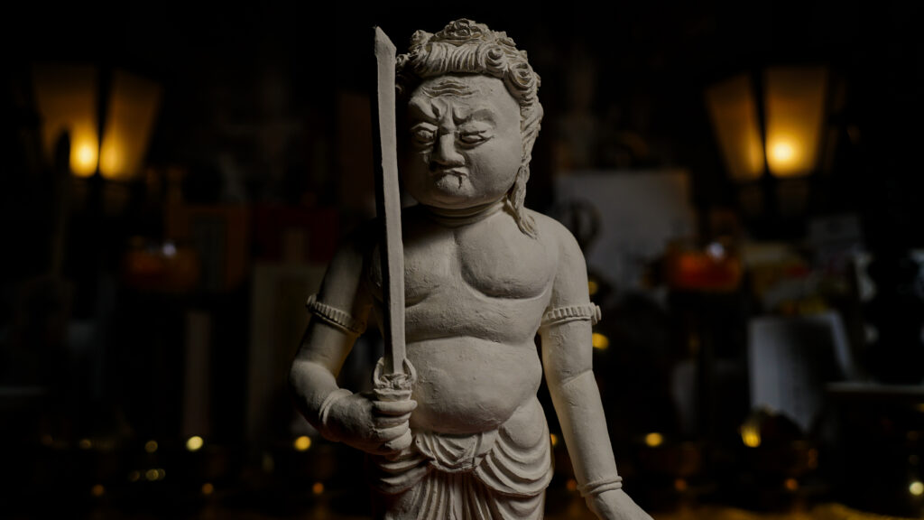 仏師大久保汰佳の仏像作品「不動明王」