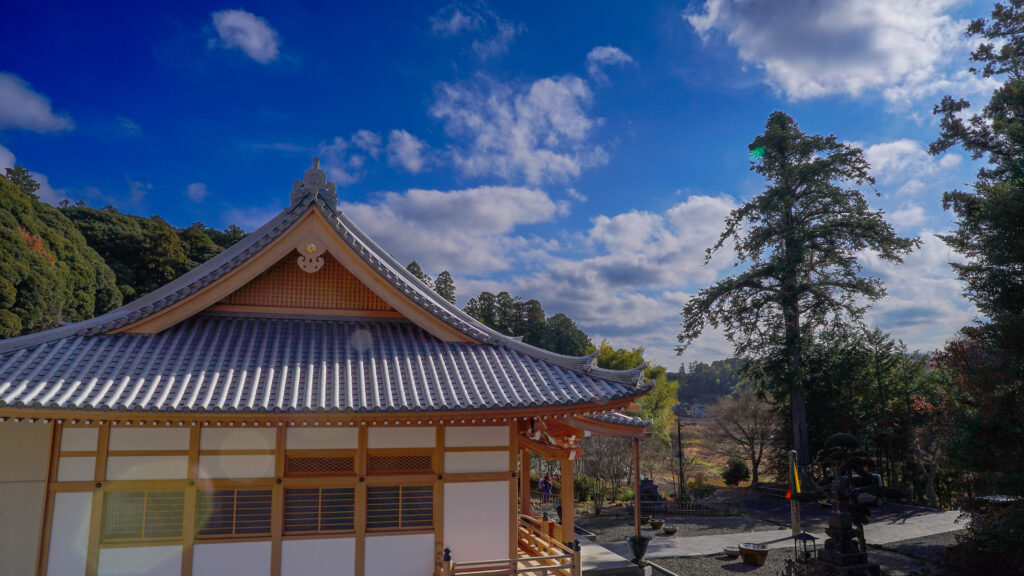 千葉県市原市の無量寿寺の本堂
