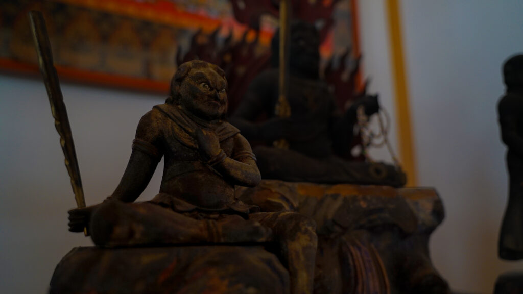 千葉県市原市の無量寿寺の制吒迦童子