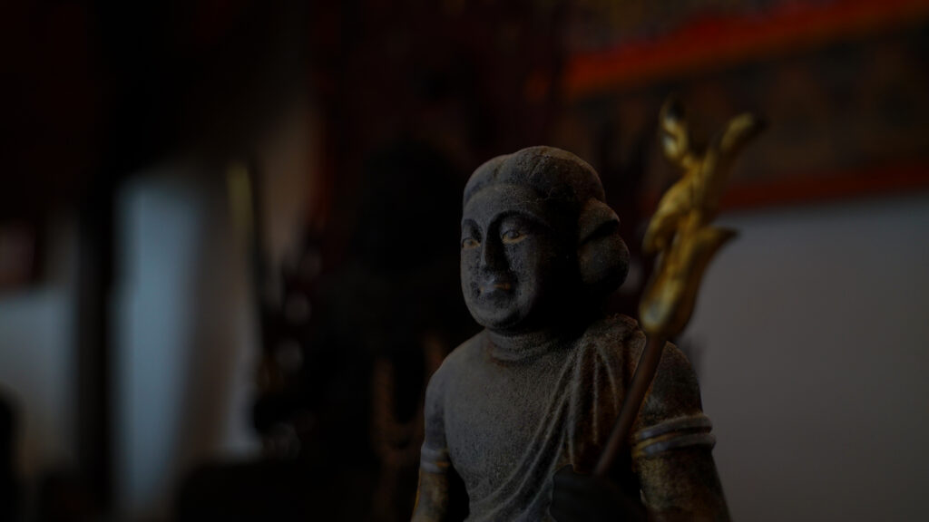 千葉県市原市の無量寿寺の矜羯羅童子