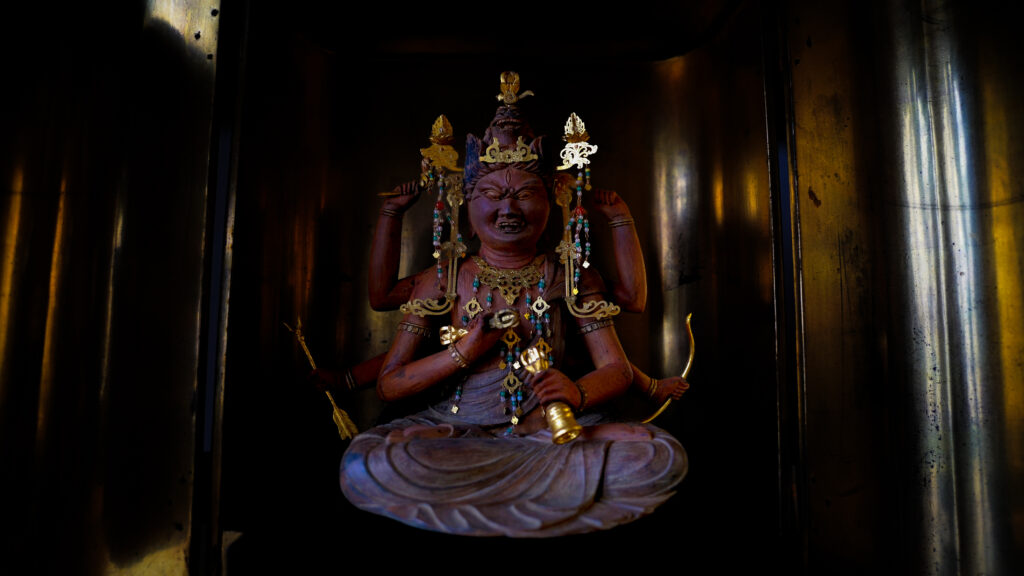 千葉県市原市の無量寿寺の愛染明王