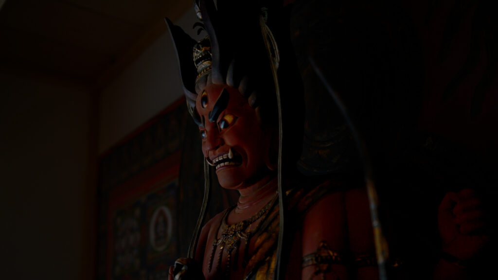 千葉県市原市の無量寿寺の愛染明王