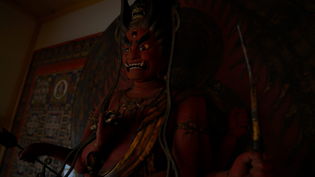 千葉県市原市の無量寿寺の愛染明王