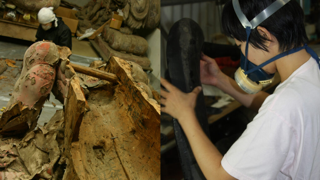文化財修復家の久保暁子のインタビュー「かたる」修行時代